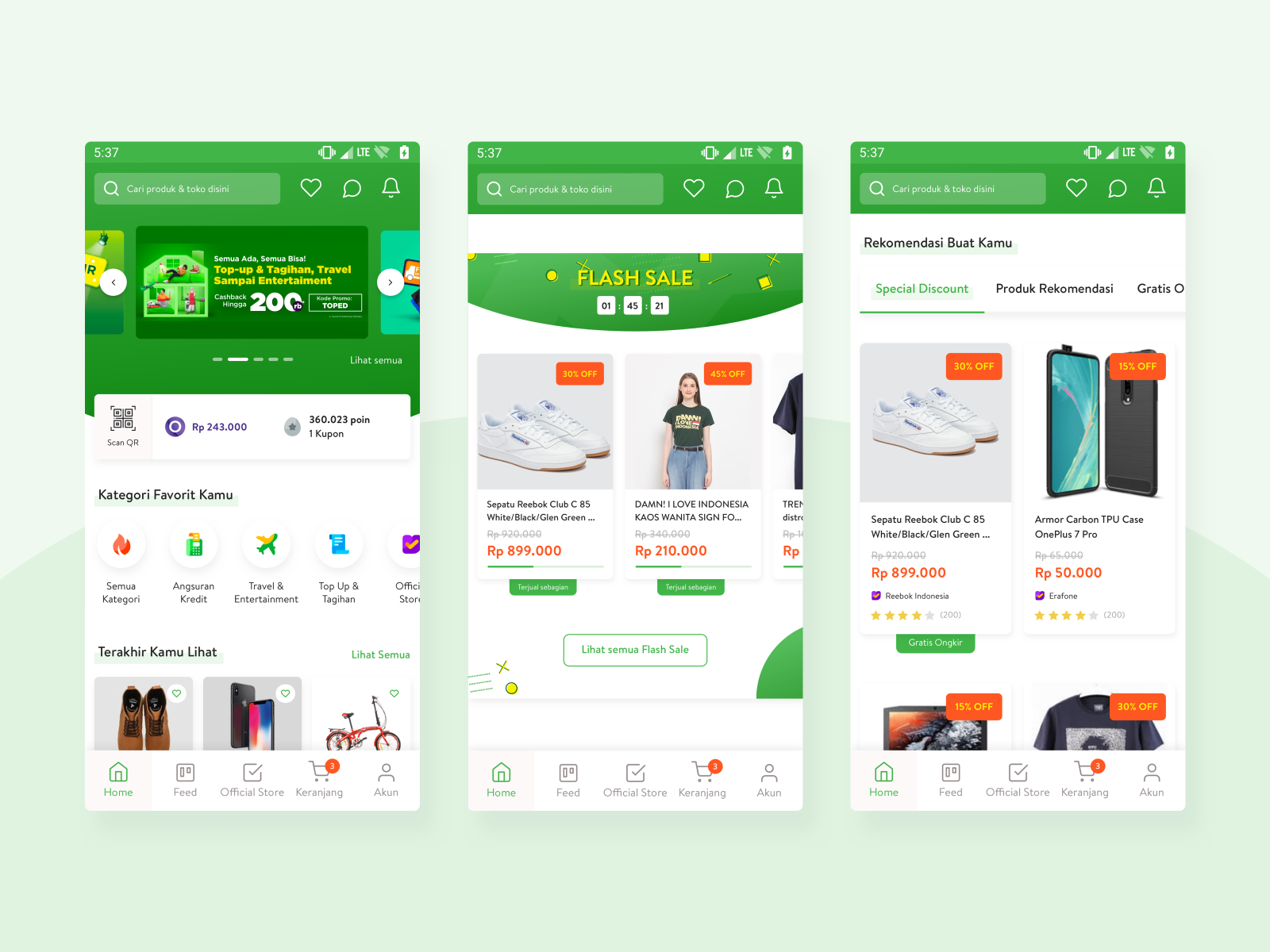 Verwonderend Ecommerce - Mobile App Design Inspiration by Asep Irman on Dribbble XS-35