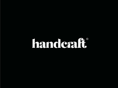 handcraft wordmark handcraft lettering logotype wordmark