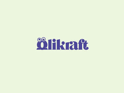 olikraft abstract admire amazed brandmark craft knit lettering logo logotype paint wordmark wow