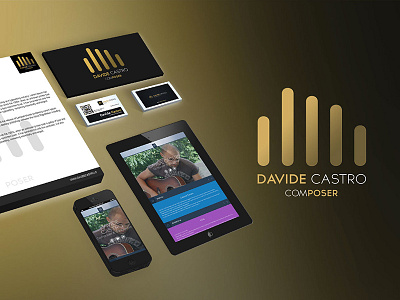 Davide Castro - Corporate identity business card corporate identity logo logotype website