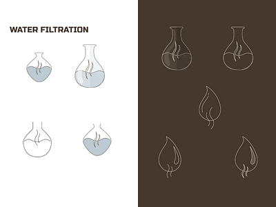 Water Filtration Icon filtration icon illustration line styles vector water