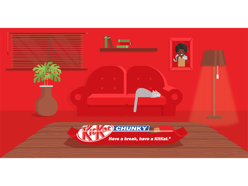 Kit Kat Chunky Lights on, lights off by Gabriella Jardine on Dribbble