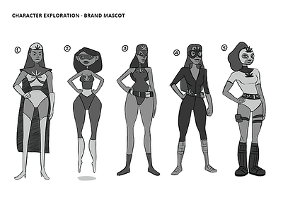 AskMaryJ Character Exploration - Rough