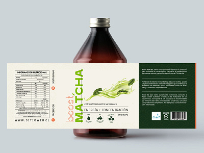 LABEL DESIGN branding design graphic design icon label matcha typography