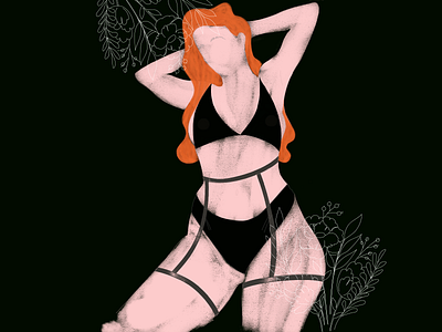 ILUSTRATION - ART DIRECTION arnes dark eroticdraw graphic design ilustration lenceria lingerie ropa interior