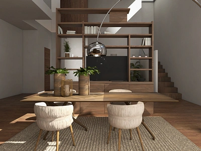 Quietude _ Interor design project design house ied interior interior design living minimal photodhop