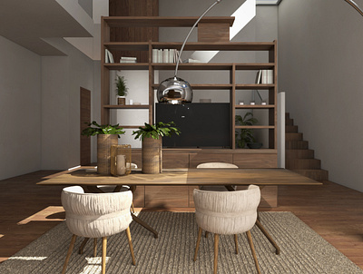 Quietude _ Interor design project design house ied interior interior design living minimal photodhop