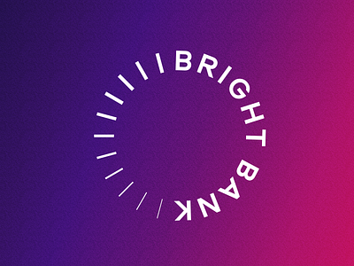 Bright Bank bank banking branging brightness digital banking identity logo logotype