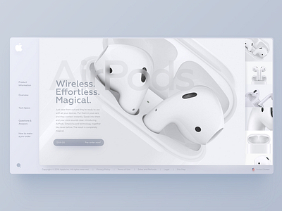 New AirPods | Figma file free .fig