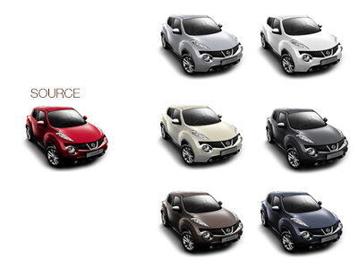 Nissan Juke | coloration cars coloration coloring colouration juke nissan red silver