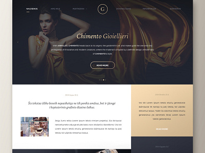 G landing page