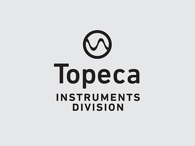 Topeca Coffee Lab brand coffee division icon instruments lab logo logotype oscilloscope