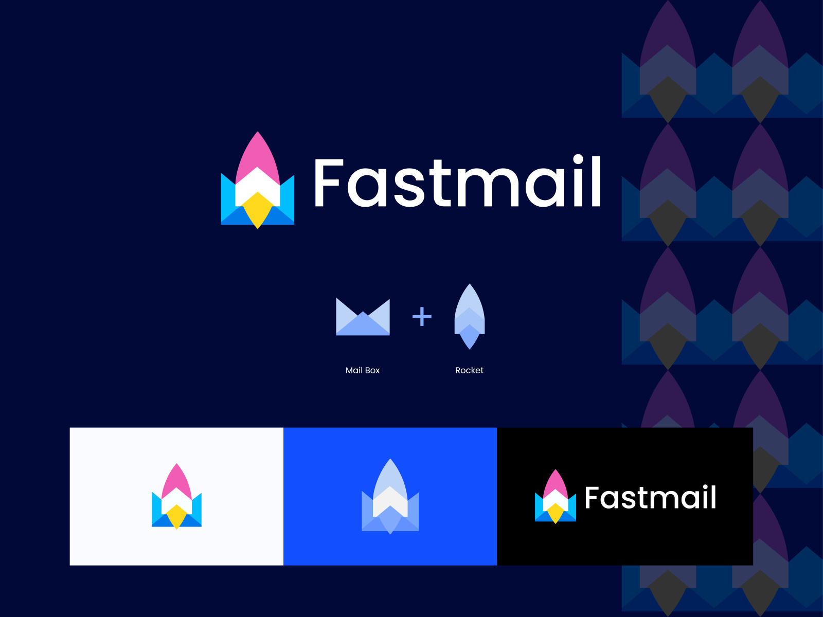 Fast Quick Mail Services Logo Design by Masuder Rahman on Dribbble