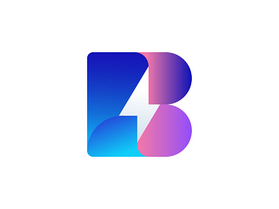 Letter B and Energy Logo