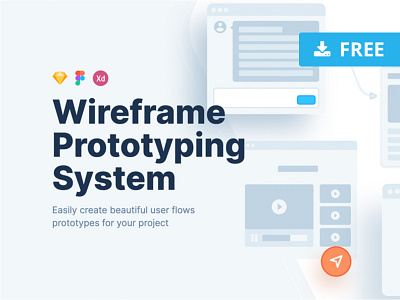 Wireframe Prototyping System adobe design download framer free freebie prototyping sketch sketchapp system template templates tool ui user experience user flow ux uxdesign wireframe xd
