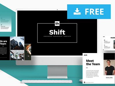 Shift – Corporate Powerpoint Template design download free freebie graphicghost keynote powerpoint powerpoint template ppt ppt template present presentation showcase template