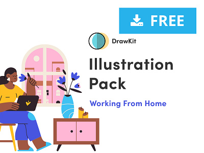 Illustration Pack – Working from Home