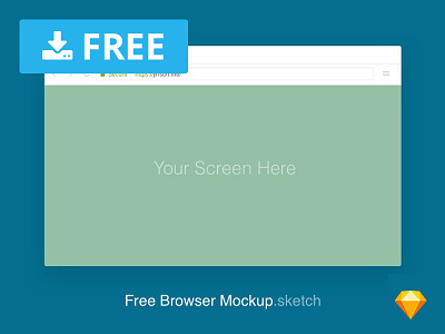 Free Google Chrome Browser For Sketch design download free freebie graphicghost homepage interface mockup sketch ui webdesign website