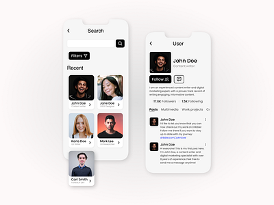 Daily UI #6 - User Profile! app dailyui design ui ux