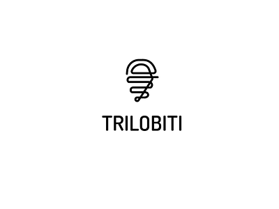 Trilobite debut design logo vector