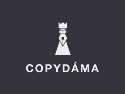 CopyLady debut design logo vector