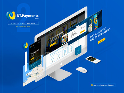 Ntpayments site blue kiosk ntpayments site web webdesign