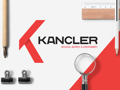 Kancler Identity kancler kansler logo school supply stationery