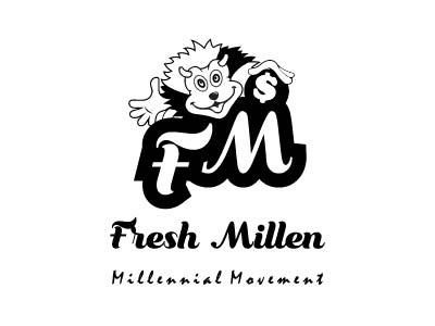 Fresh Millen (mascot) Logo