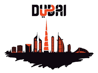 Dubai Illustration design dubai graphics icon illustration logo travel vector