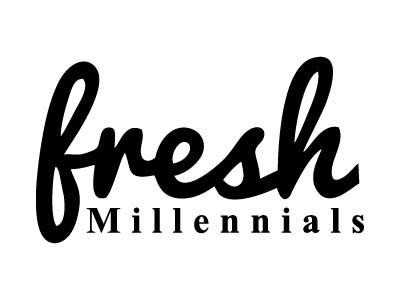 Fresh Millen (Typography) Logo branding creative identity logo tshirt typography visual