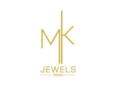 MK JEWELS LOGO branding creative graphics identity illustration jewels logoplace logotype packaging stationary typography