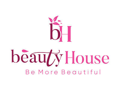 Beauty House Logo branding cosmetics creative graphics identity illustration logoplace logotype packaging stationary typography