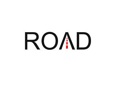 Typography concept of Road logo branding ecommerce fibonacci graphics identity illustration logo psd stationary vector visualise websites