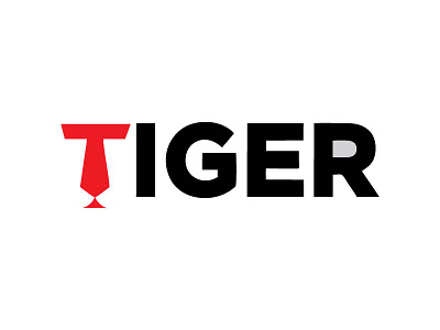 Typography concept of Tiger logo branding ecommerce fibonacci graphics identity illustration logo psd stationary vector visualise websites