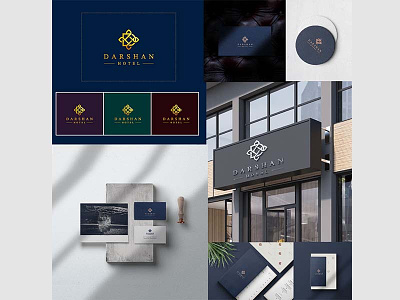 Branding & Packaging Design - Hotel Darshan branding ecommerce fibonacci graphics identity illustration logo psd stationary vector visualise websites