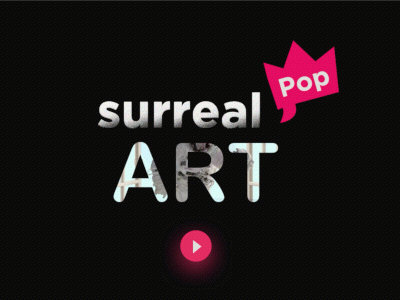 Surreal pop art exploration animation art balloon car card cat gif pastel pop space surreal transition