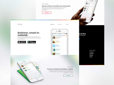 bunq Website Redesign WIP bank banking bunq clean fresh minimal new redesign user interface website