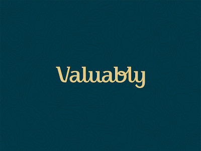 Valuably Wordmark brand branding custom type lifestyle ligatures logo logotype script slabserif wordmark