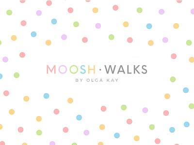 Moosh Walks branding logo socks