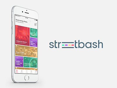 Streetbash App UI app branding design interface design ios ui ui design ux
