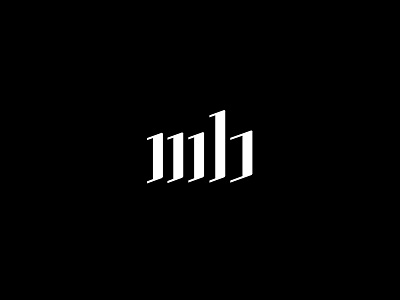 Personal Mark branding letter b letter m lettermark linear logo mb minimalism type design typography