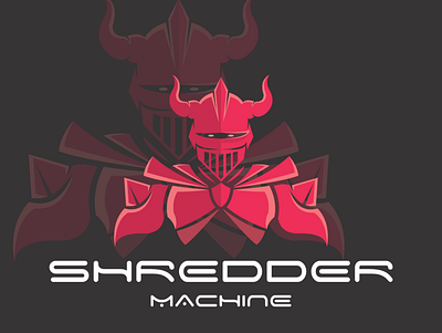 shedder machine illustration logo