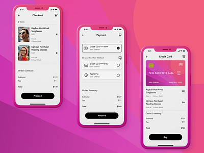 Daily UI #02 - Credit Card Checkout checkout checkout process credit card credit card checkout credit cards creditcard mobile mobile app mobile ui