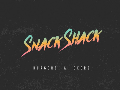 SnackShack - 6 of 30 30 logos 30 days beer and burger logo branding design graphic design logo logo design psychology