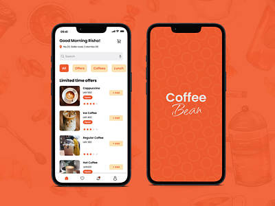 Coffee Bean - Coffee Shop app design