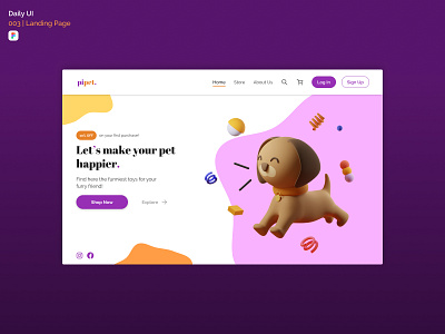 Daily UI 003 | Landing Page