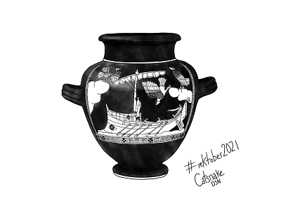 Vessel drawing editorial illustration illustration object