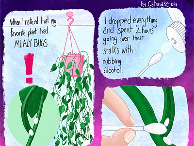 Plant Love comic drawing editorial illustration illustration