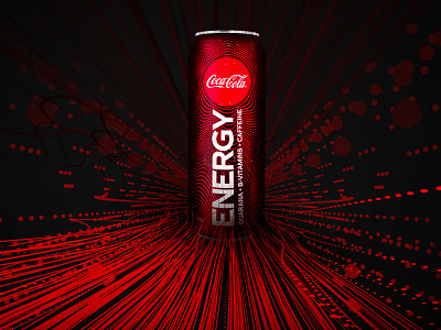 Coca-Cola Energy Brand Identity Graphics abstract graphics banner social media brand graphics brand identifiers canva post canva pro free graphics canva template design coca cola coke design coke inspiration design custom brand graphics design design illustration sales sheet graphics design