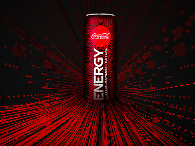 Coca-Cola Energy Brand Identity Graphics
